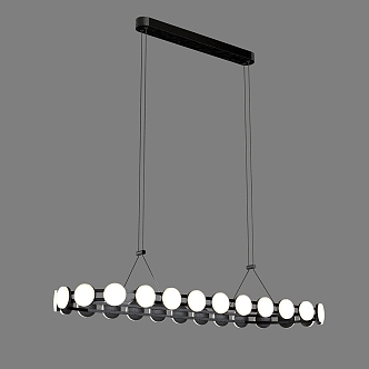 Modern Minimalist Chandelier Simple Chandelier 3d model