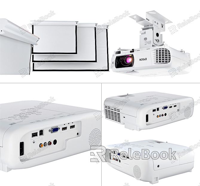 Modern Projector Projector Curtain Combination model