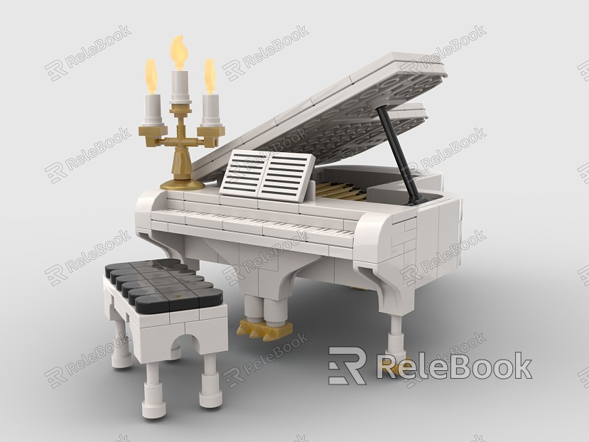 Lego toy LEGO piano grand piano model