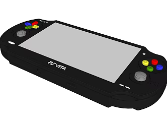 Modern game console handheld game console 3d model