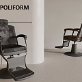 modern barber equipment barber chair 3d model