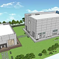 Contemporary Sports Fitness Swimming Pool With Round Window And Multi Level Diving Platforms