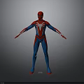 Spider Man 3D Model With Red And Blue Suit In Standing Pose