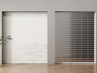 Rolling shutter door rolling gate shop rolling shutter door garage door security door warehouse door shop door 3d model