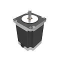 High Precision Stepper Motor with Metal Frame Mounting Holes and Rotor Shaft