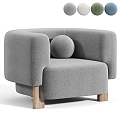 Leisure Chair Leisure Sofa Single Sofa Single Chair 3d model