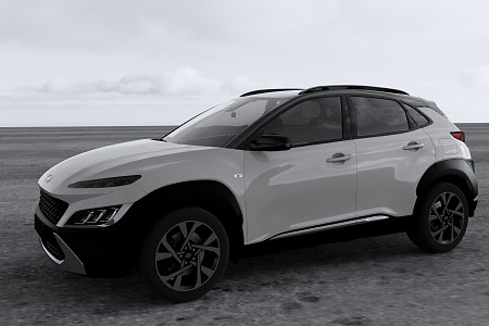 Modern Hyundai KONA N 3d model