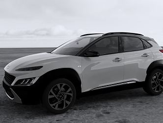 Modern Hyundai KONA N 3d model