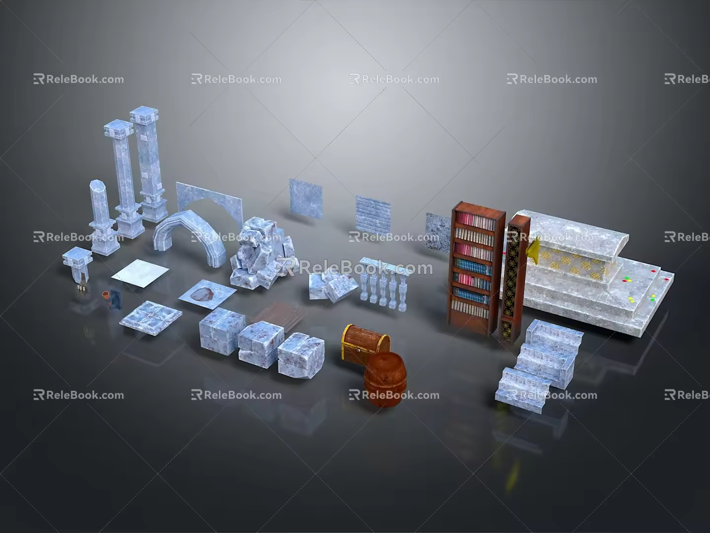 Columns Stone Columns Stone Columns Old Columns Roman Columns Roman Columns Classical Columns Greek Columns 3d model