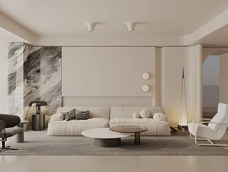 The Silent Living Room 3d model