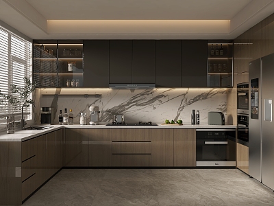 Modern Kitchen 3d model