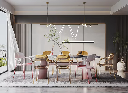 Modern Restaurant 3d model