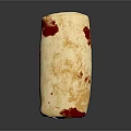 Artisanal Food Product With Creamy Base And Red Speckled Pattern