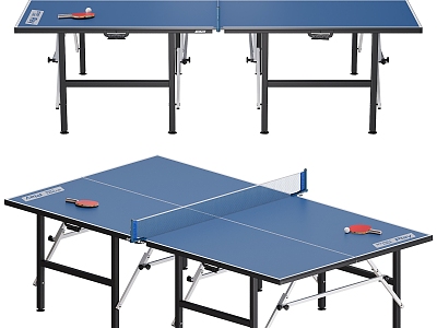 table tennis table sports equipment 3d model