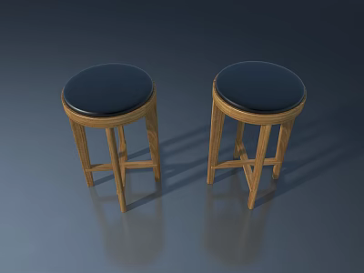 Elegant Pet Cabinet Design With Wooden Frame And Black Top Surface Storage 3d model