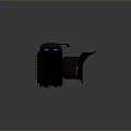 Infrared Steiner Laser Pistol Light Source Firearm Sight Firearm Device 3d model