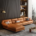Modern Sofa Coffee Table Combination Sofa 3d model