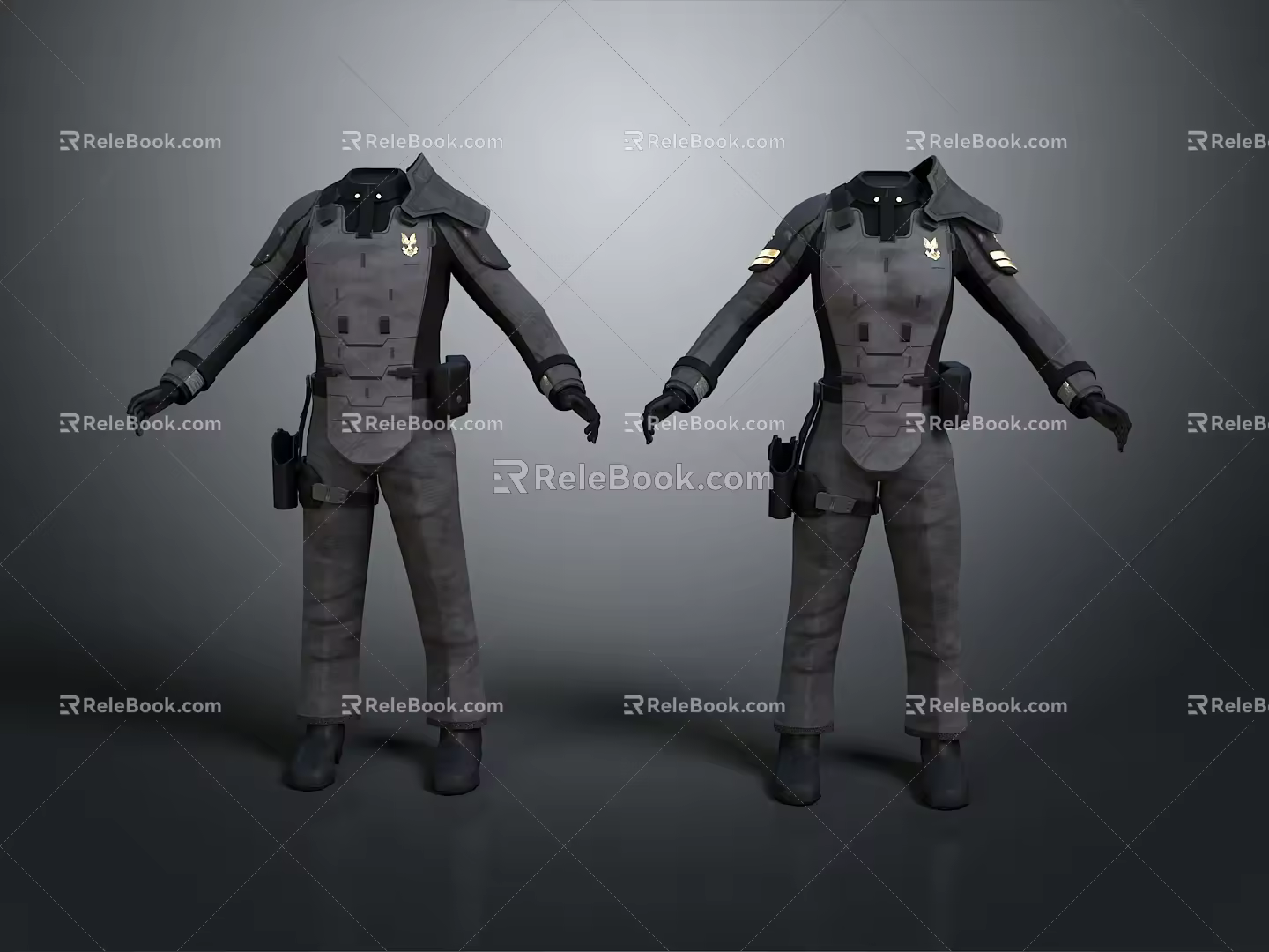 Sci-Fi Armor Alien Armor Sci-Fi Armor High-Tech Armor Futuristic Armor Alien Warrior Armor 3d model