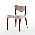 Italian Minimalist Dining Chair Single Chair 3d model