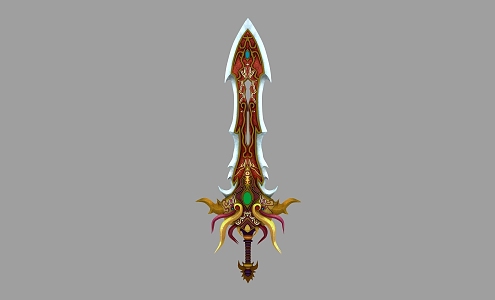 City Master Weapon Sword Legendary Weapon Martial Arts Weapon Excalibur 3d model