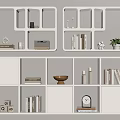 Wall Shelf Storage Cabinet 3d model