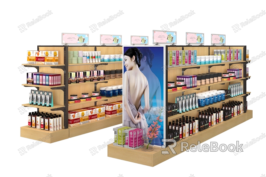 Shelf Cosmetic Store Shelf Cosmetic Store Shelf Cosmetic Cabinet Cosmetic Cabinet Cosmetic Shelf Display Cabinet Cosmetic Array Cabinet Cosmetic Display Cabinet model