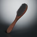 Wooden Handle Clothing Brush with Black Bristles for Garment Care and Fabric Cleaning
