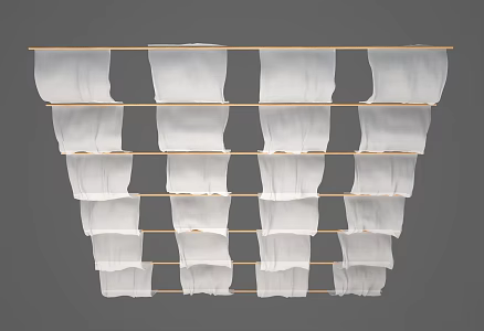 modern drapery 3d model