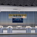 Modern Hall 3d model