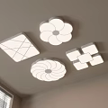 Modern Stylish Ceiling Lights With Diverse Geometric Flower Round Square Designs For Home Interior