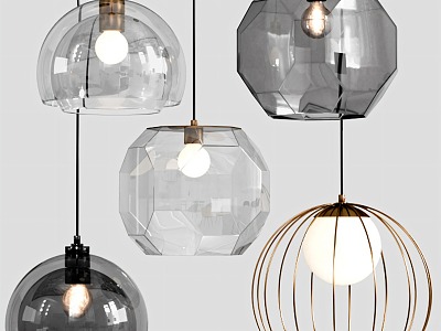 Chandelier lamps 3d model