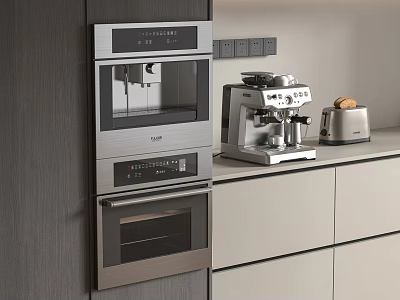 Direct drinking machine modern steaming oven direct drinking machine built-in steaming oven 3d model