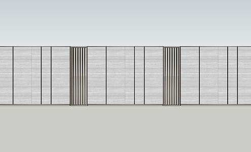 Modern Wall 3d model