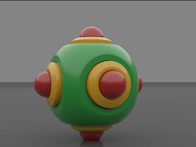 modern gyro 3d model modern gyro 3d model