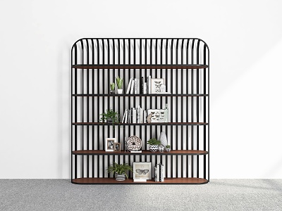 Bookshelf Ornaments Bookshelf Decorative Storage Rack Decorative Rack Bookshelf Shelf model