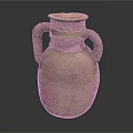 Rustic Clay Pot With Woven Handles And Earthy Brown Finish For Decor