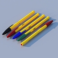 Pen Ballpoint Pen Stationery Learning Supplies 3d model