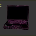 Durable Portable Black Industrial Rugged Laptop With Handle Functional Keyboard And Screen