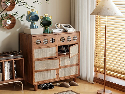 Middle style shoe cabinet model