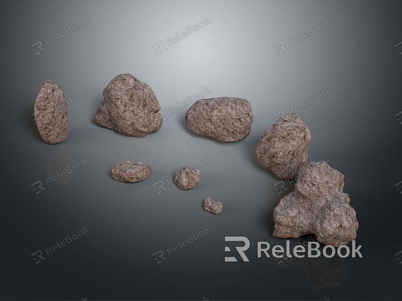 Stone Rock Stone Stone Appreciation Stone Strange Stone Ore Realistic model