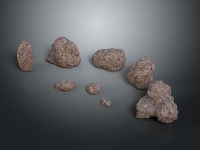 Stone Rock Stone Appreciation Stone Strange Stone Ore Realistic model