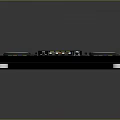 portable synthesizer mixer reverberator tuner mixer mixing equipment 3d model