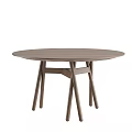 New Chinese Round Table Solid Wood Dining Table Round Table 3d model