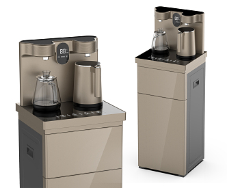 Modern tea bar machine 3d model