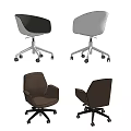 Modern Design Office Chair With Multiple Colors Velvet Upholstery And Metal Base