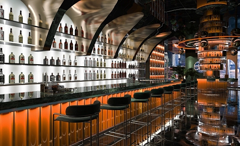 The Modern Bar 3d model