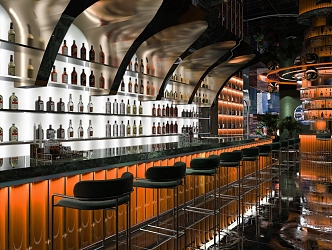 The Modern Bar 3d model