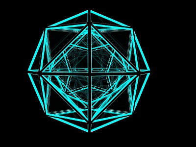 Modern Abyss Mirror 3d model