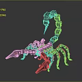 Machine Scorpion Mecha Scorpion Science Fiction Scorpion Cartoon Scorpion Anime Scorpion 3d model