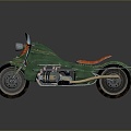 Motorcycle Two-wheeled Motorcycle Cross-country Motorcycle Road Race Motorcycle Motor Vehicle Transport 3d model